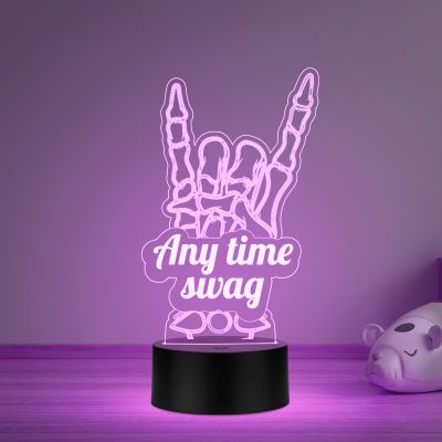 Any time Swag Night lamp for Home Decor